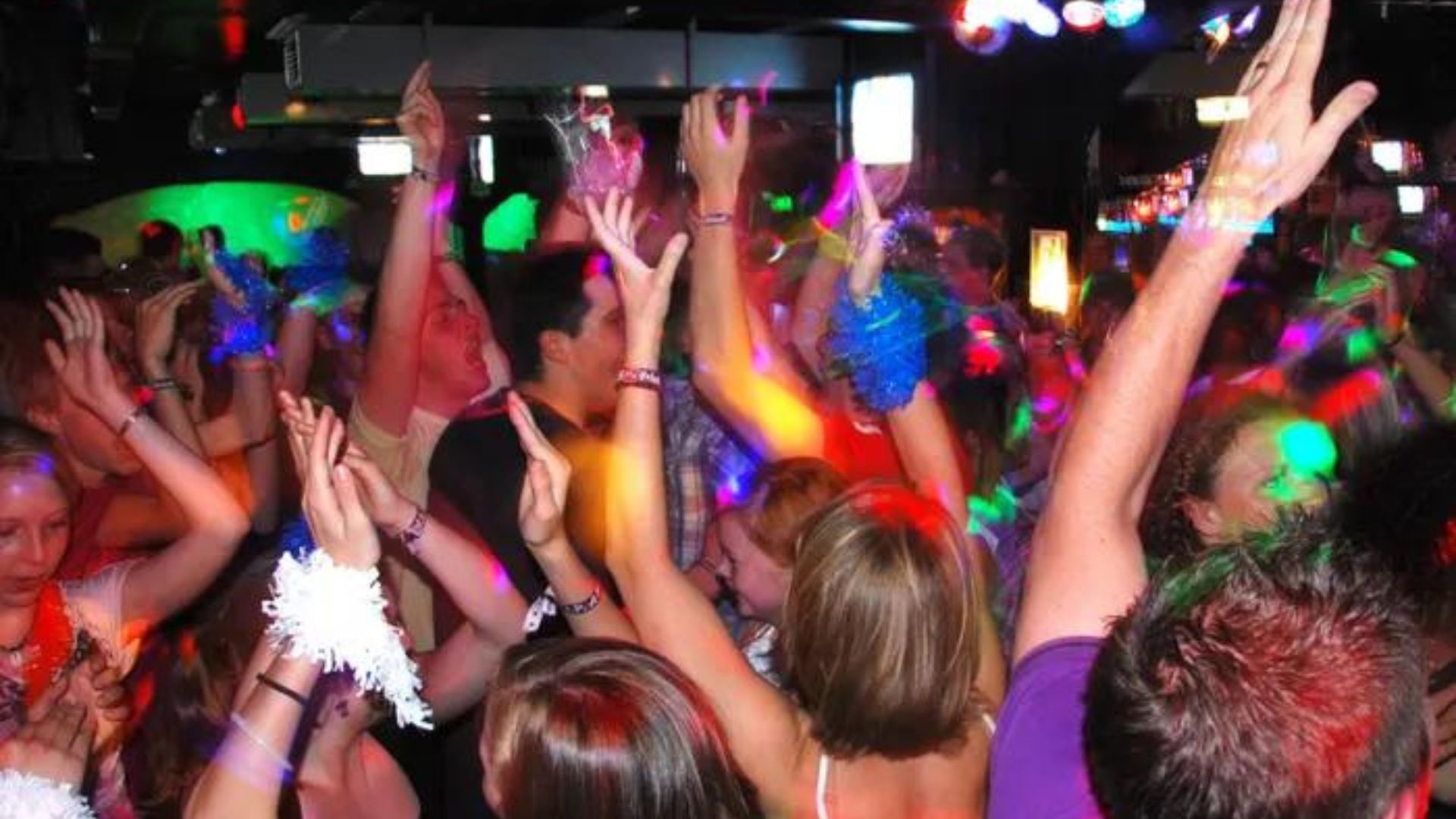 an image of people partying showing safe partying 