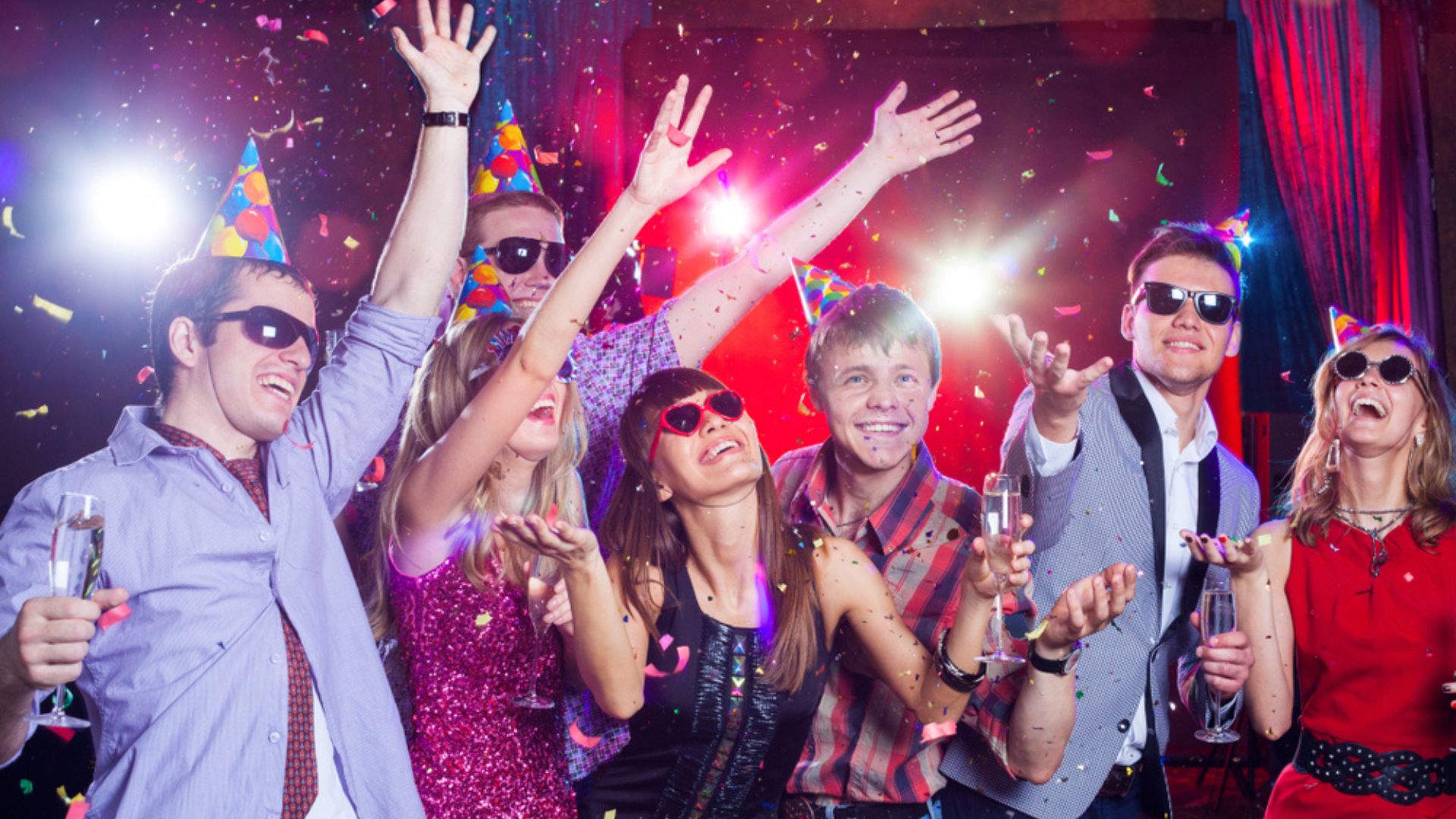 People At a Music-Themed Party